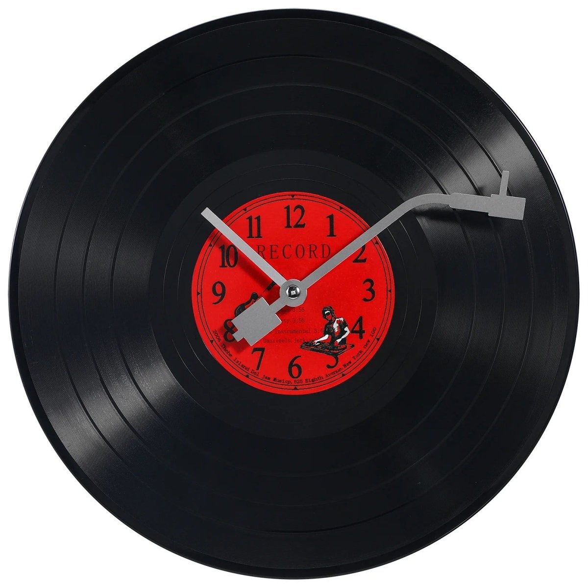 Vinyl Record Wall Clock Vintage Decor - Lattea Global