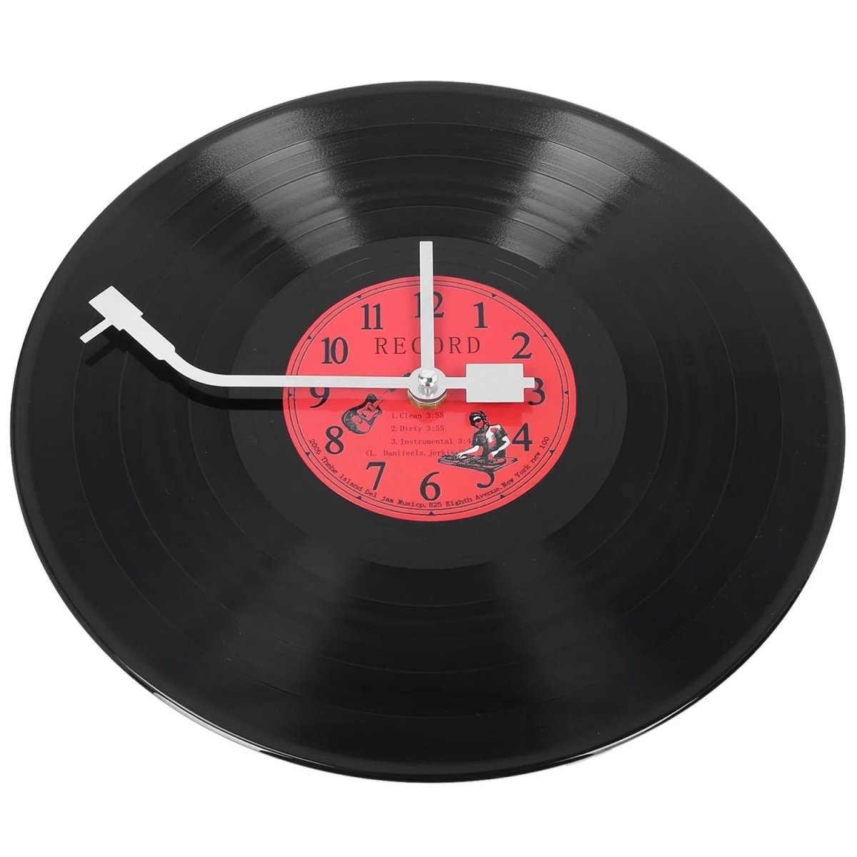 Vinyl Record Wall Clock Vintage Decor - Lattea Global
