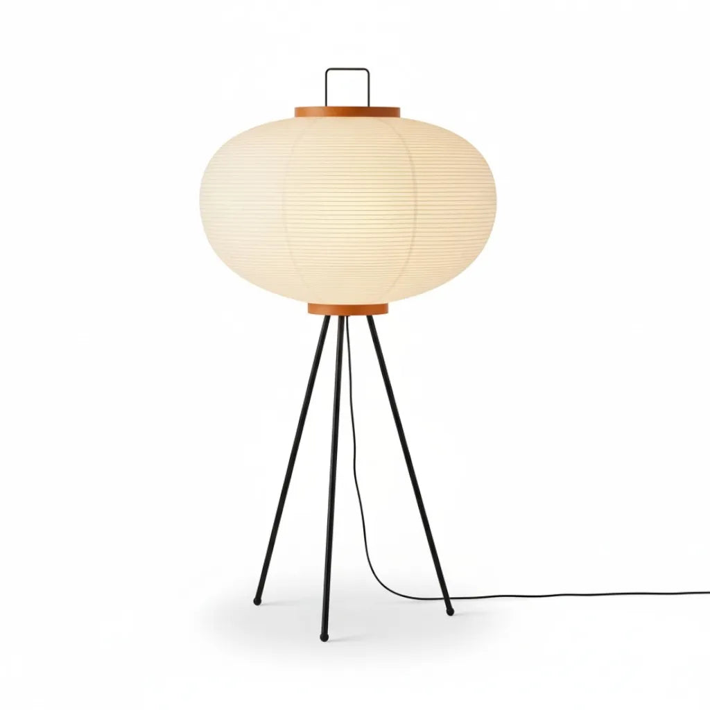 Wabi Sabi Tripod Paper Standing Floor Lamp
