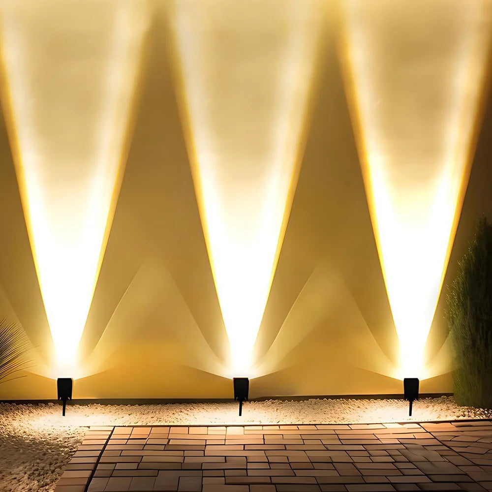 Waterproof led solar spotlight multi-zoom landscape lighting - view 10