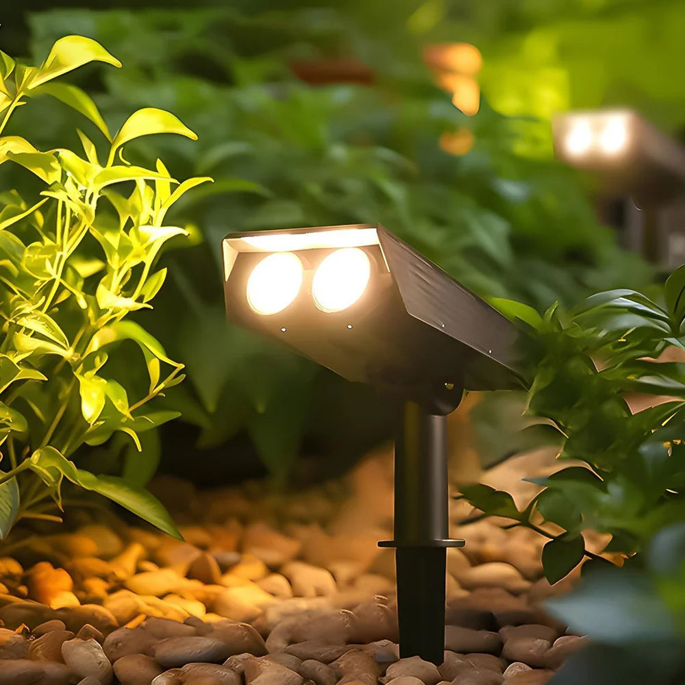 Waterproof led solar spotlight multi-zoom landscape lighting - view 14