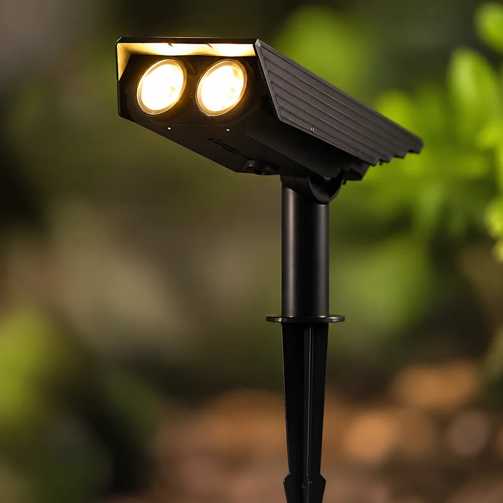 Waterproof led solar spotlight multi-zoom landscape lighting - view 19