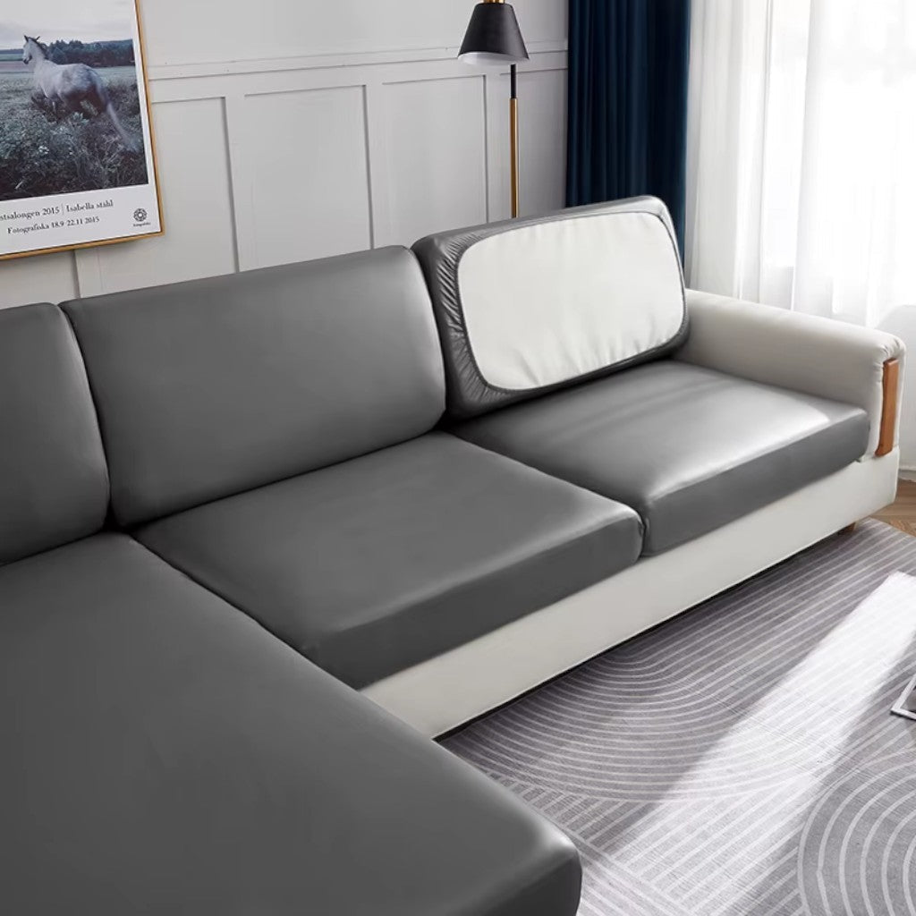 Waterproof PU Leather Sofa Cushion Cover Stretch Non - Slip - Lattea Global