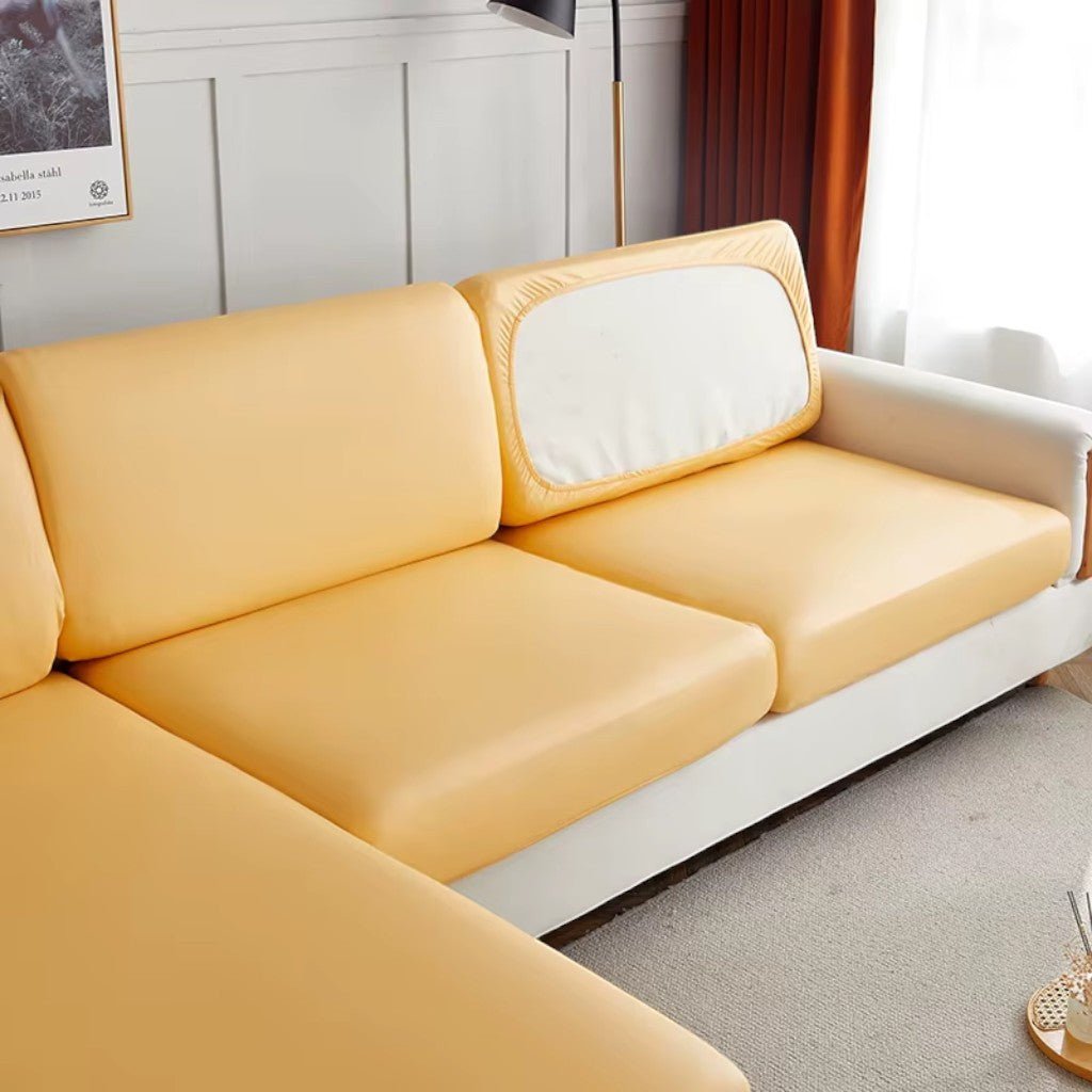 Waterproof PU Leather Sofa Cushion Cover Stretch Non - Slip - Lattea Global