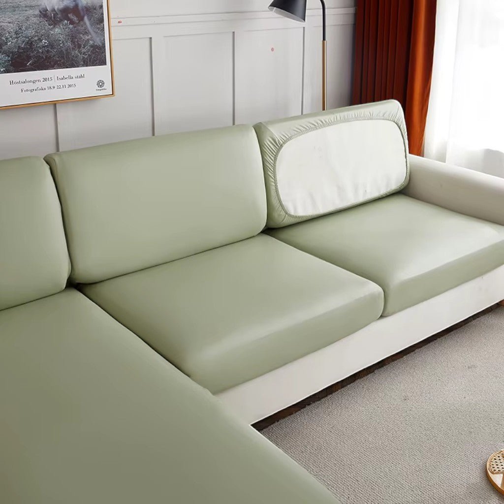 Waterproof PU Leather Sofa Cushion Cover Stretch Non - Slip - Lattea Global