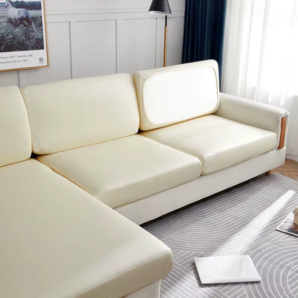 Waterproof PU Leather Sofa Cushion Cover Stretch Non - Slip - Lattea Global