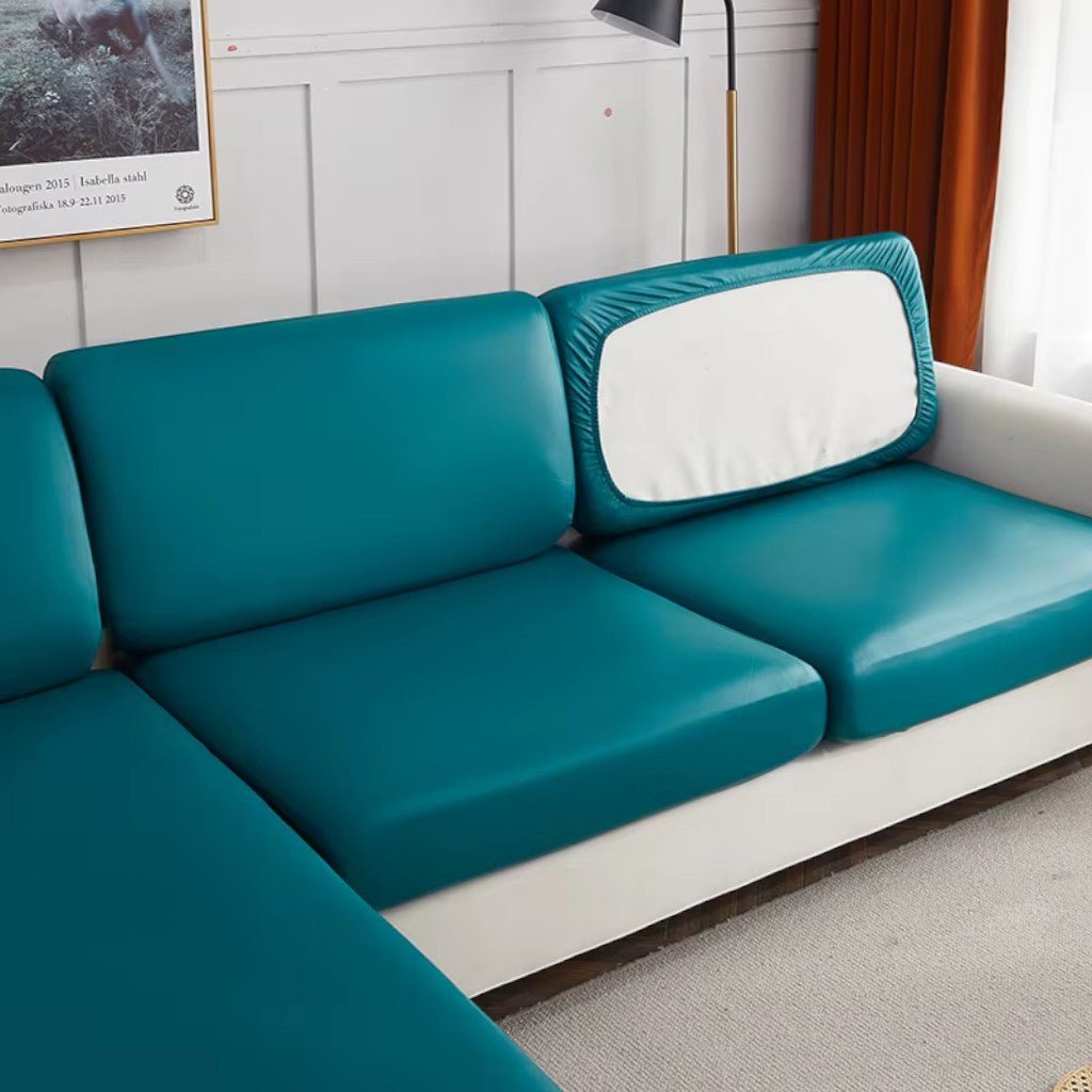 Waterproof PU Leather Sofa Cushion Cover Stretch Non - Slip - Lattea Global