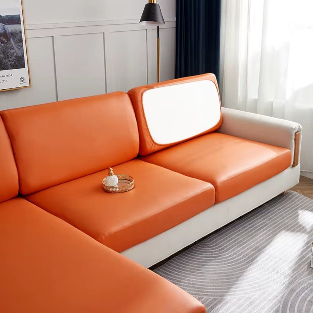 Waterproof PU Leather Sofa Cushion Cover Stretch Non - Slip - Lattea Global
