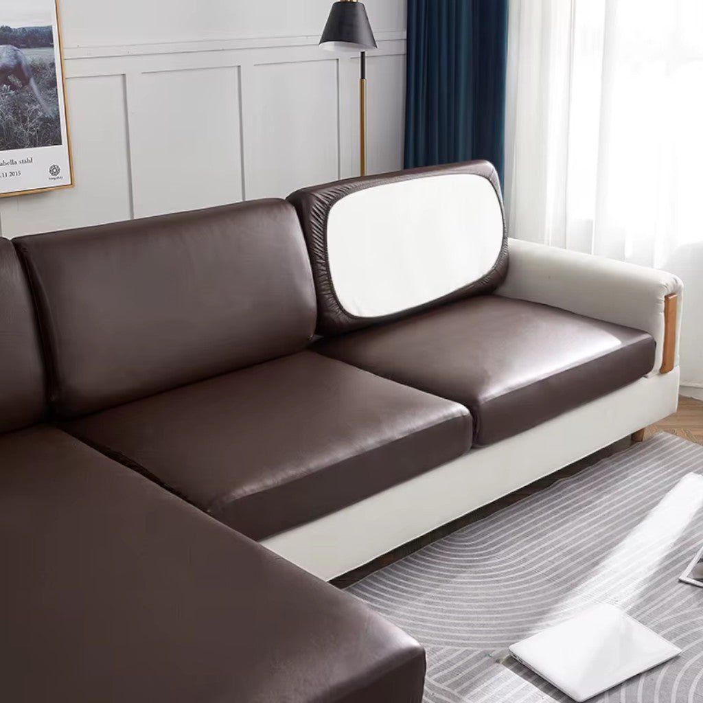 Waterproof PU Leather Sofa Cushion Cover Stretch Non - Slip - Lattea Global