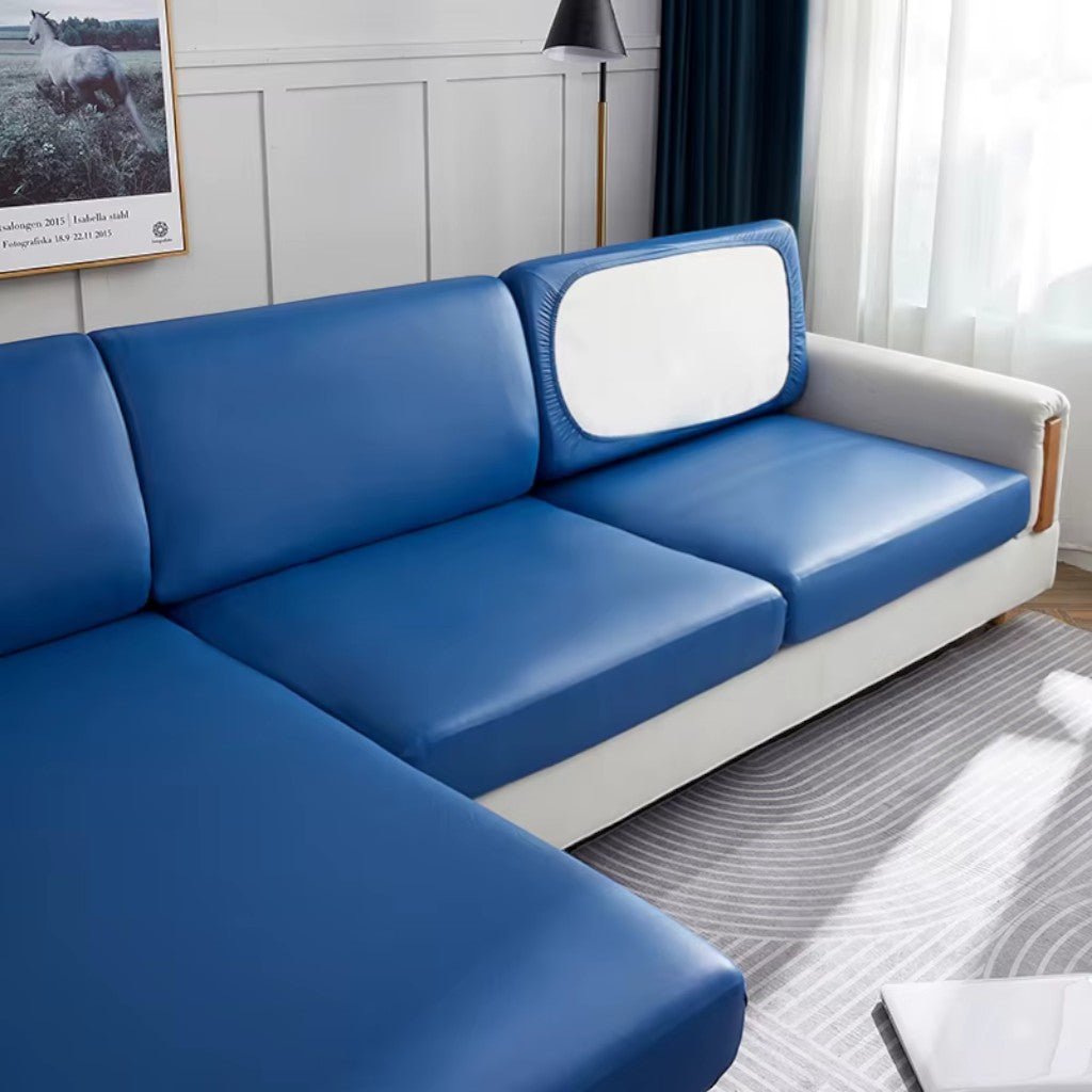Waterproof PU Leather Sofa Cushion Cover Stretch Non - Slip - Lattea Global