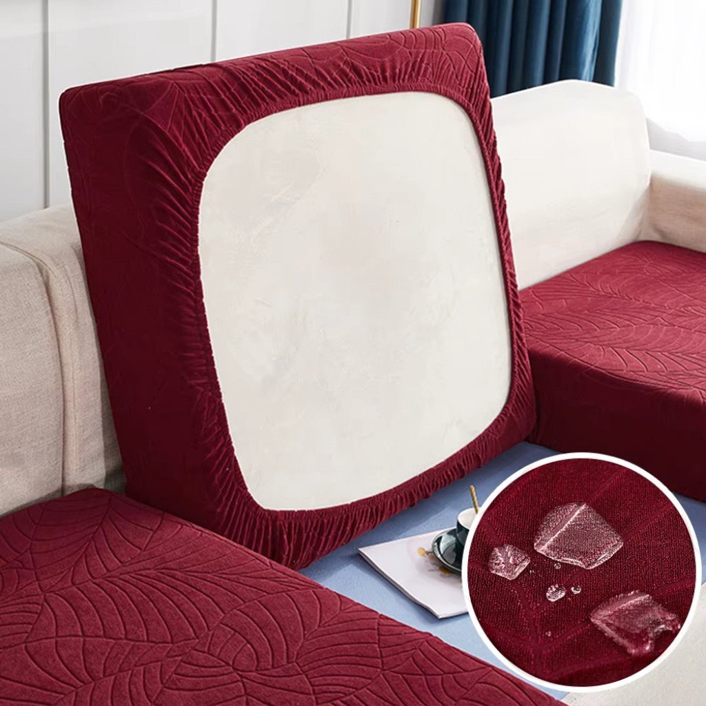 Waterproof Sofa Cushion Cover Stretch Chenille - Non - Slip Elastic Fit - Lattea Global