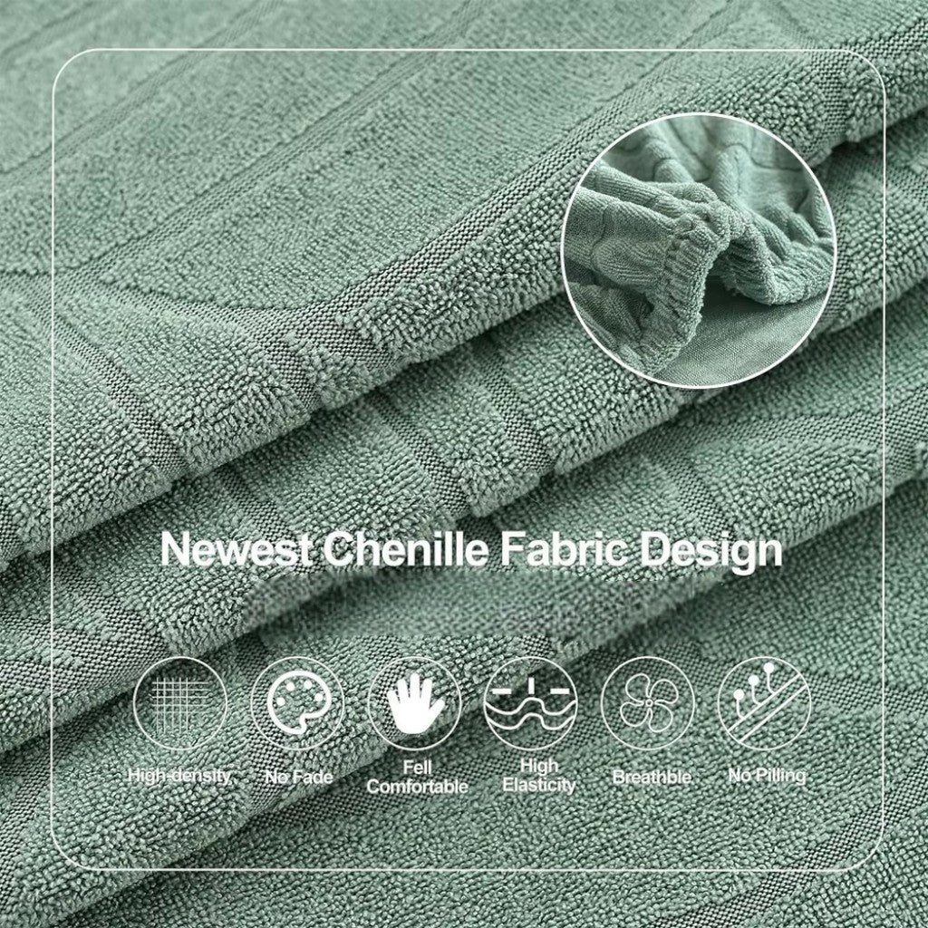 Waterproof Sofa Cushion Cover Stretch Chenille - Non - Slip Elastic Fit - Lattea Global