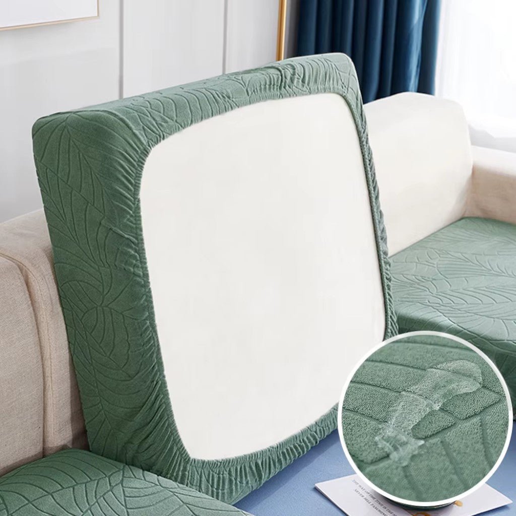 Waterproof Sofa Cushion Cover Stretch Chenille - Non - Slip Elastic Fit - Lattea Global