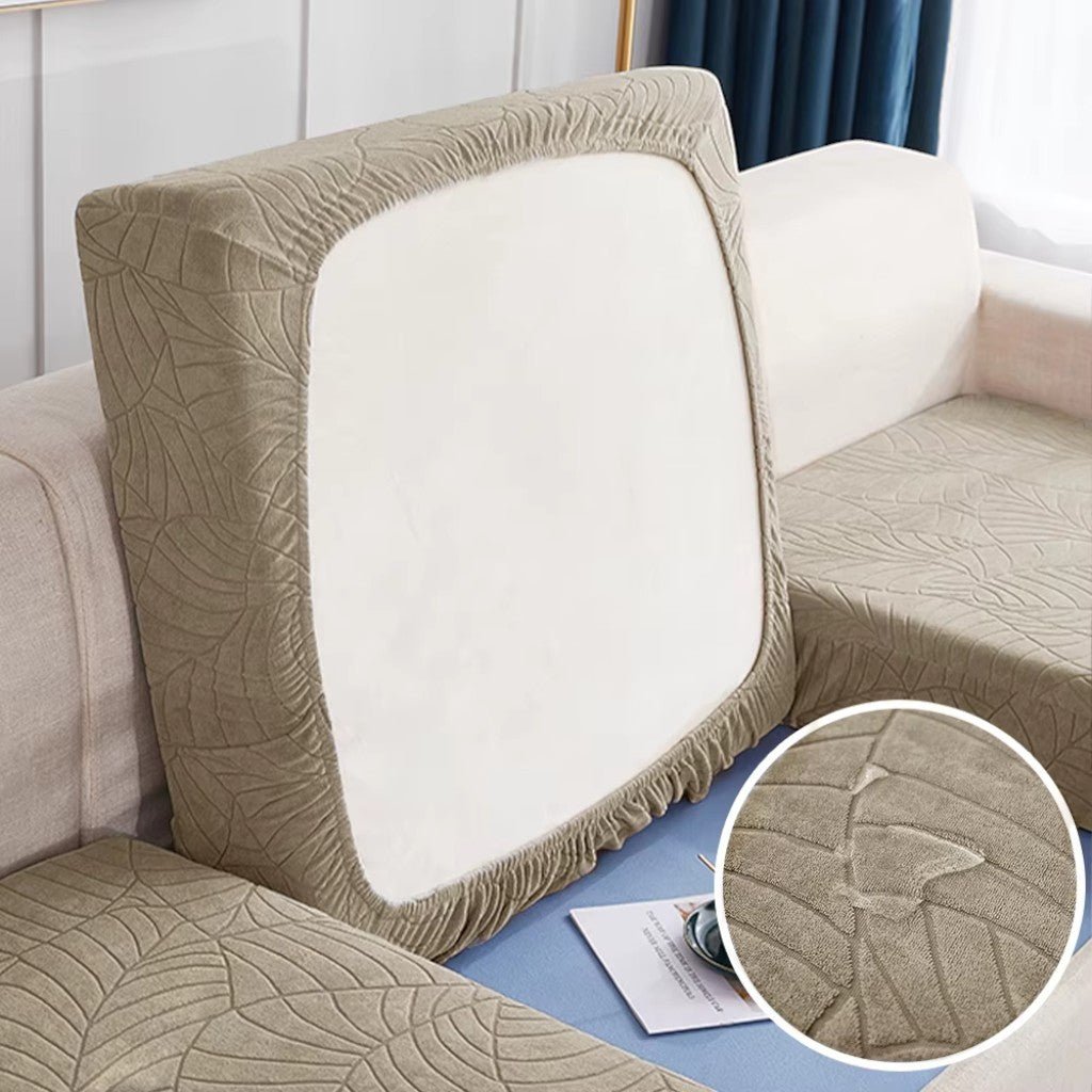 Waterproof Sofa Cushion Cover Stretch Chenille - Non - Slip Elastic Fit - Lattea Global