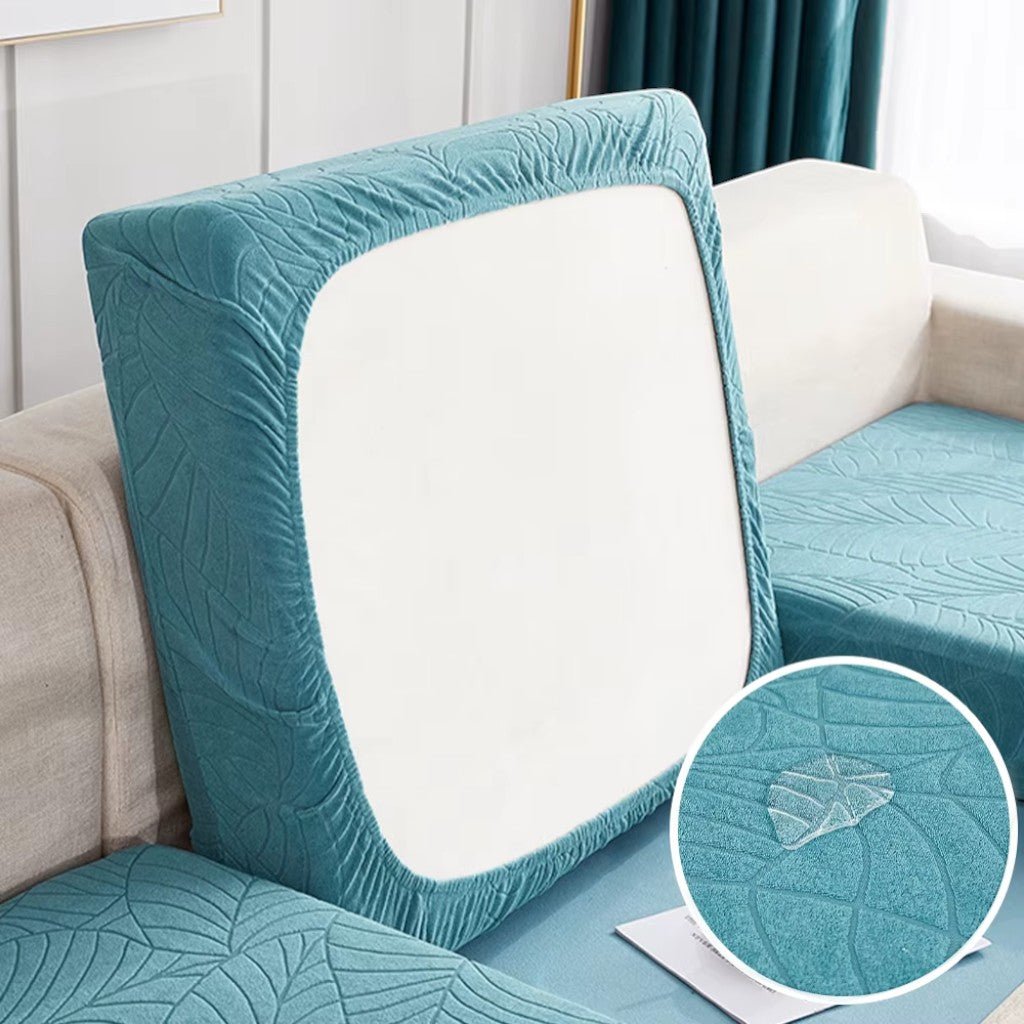 Waterproof Sofa Cushion Cover Stretch Chenille - Non - Slip Elastic Fit - Lattea Global