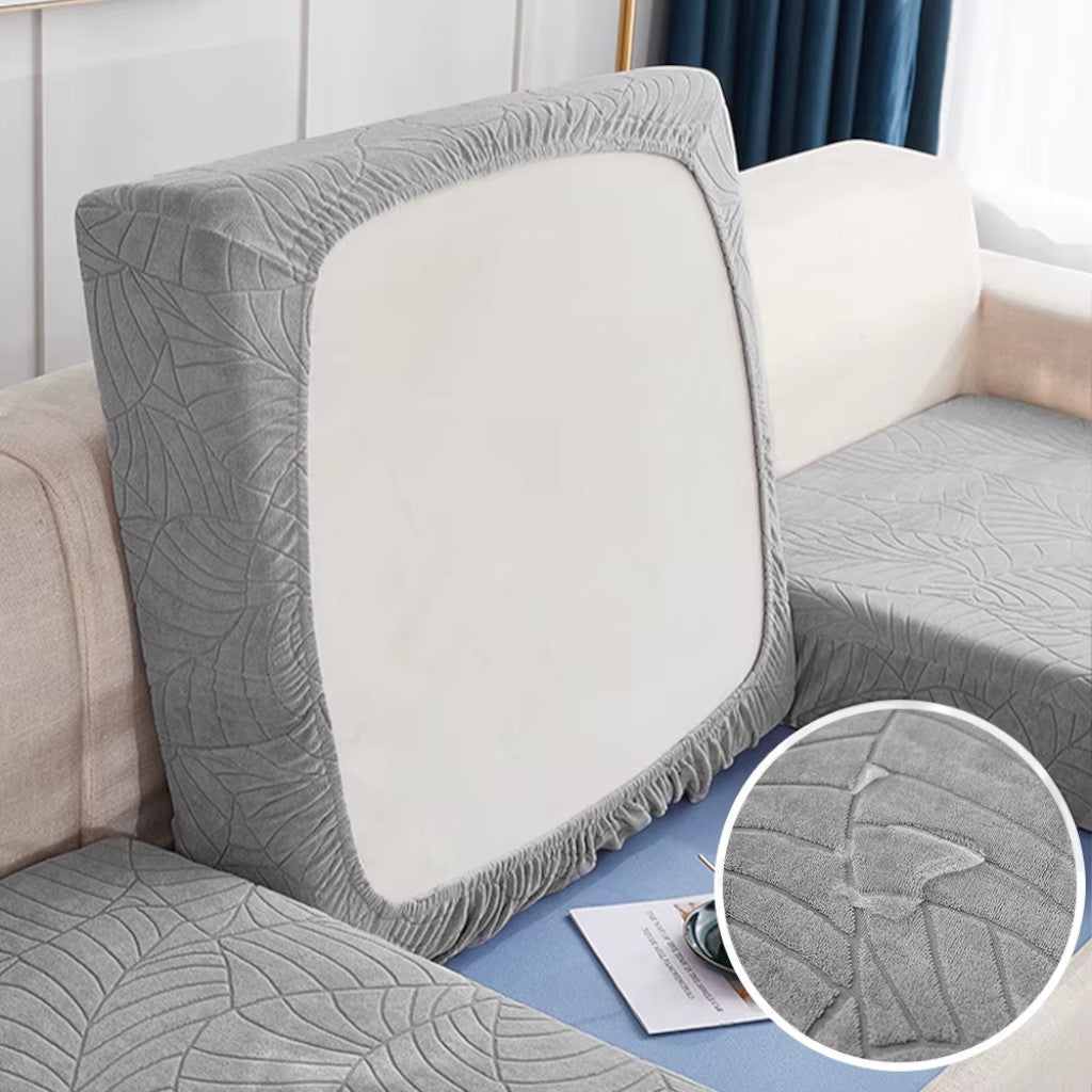 Waterproof Sofa Cushion Cover Stretch Chenille - Non - Slip Elastic Fit - Lattea Global