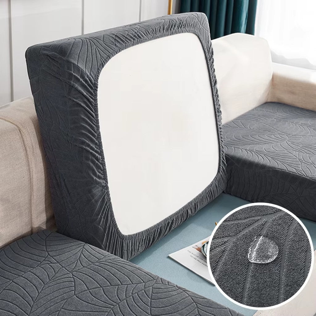 Waterproof Sofa Cushion Cover Stretch Chenille - Non - Slip Elastic Fit - Lattea Global