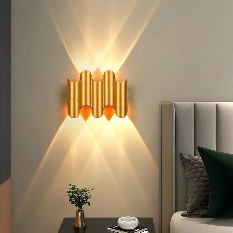 Wave LED Up Down Wall Sconce - Lattea Global