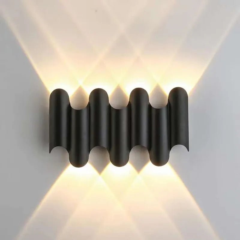 Wave LED Up Down Wall Sconce - Lattea Global