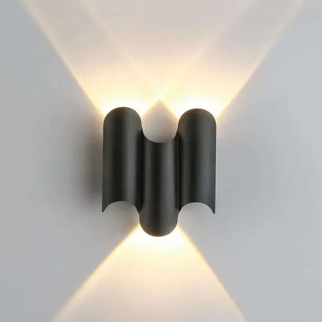 Wave LED Up Down Wall Sconce - Lattea Global