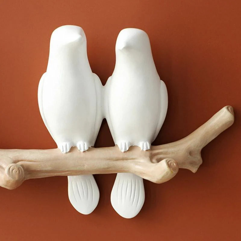 Whimsical Bird Wall Hooks