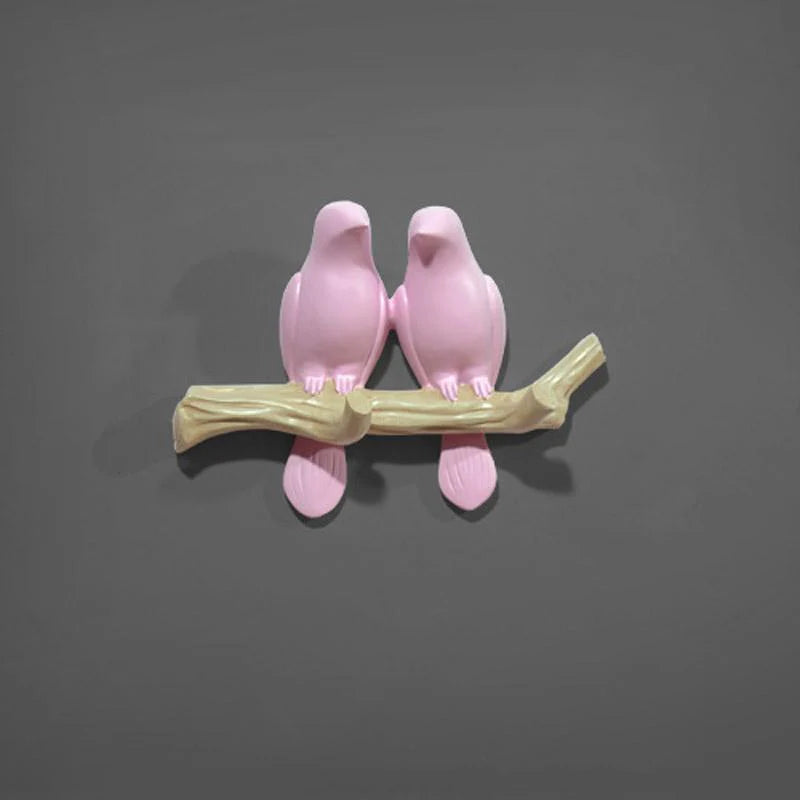 Whimsical Bird Wall Hooks