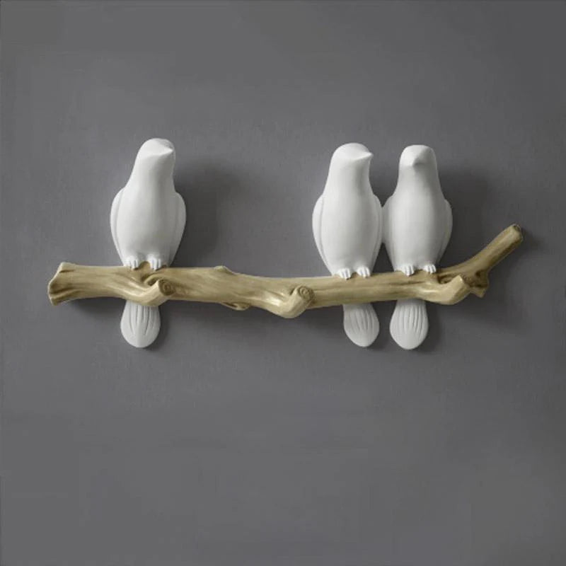 Whimsical Bird Wall Hooks