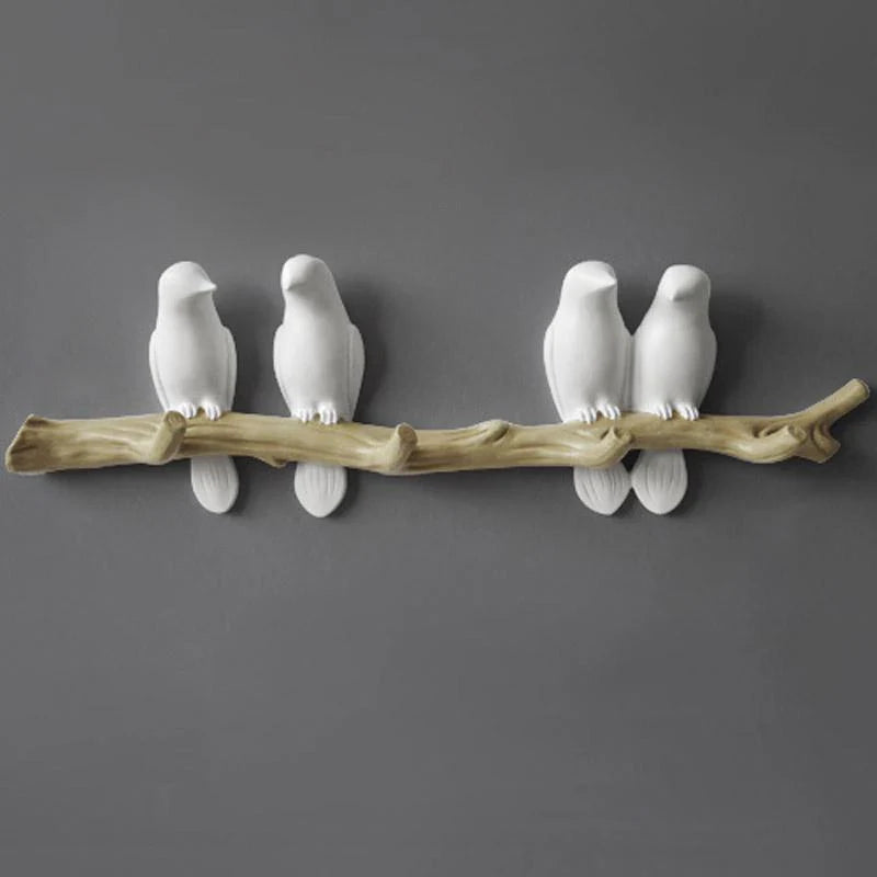 Whimsical Bird Wall Hooks