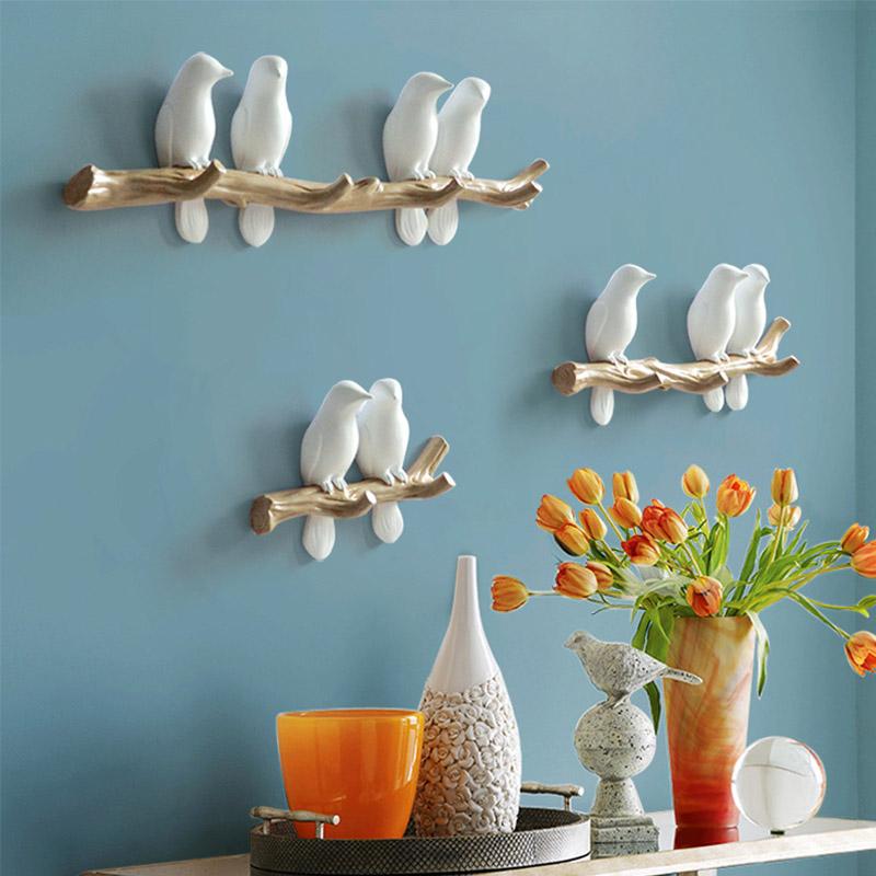 Whimsical Bird Wall Hooks