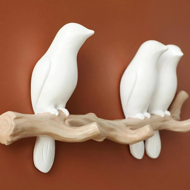 Whimsical Bird Wall Hooks