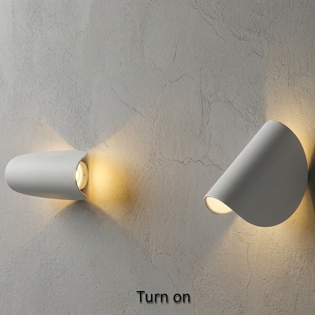 White Up Down Modern Wall Sconce Light - Lattea Global