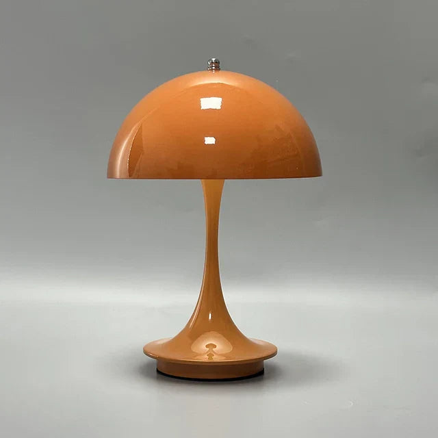 Dome Glow LED Lamp – Cordless Alloy & Acrylic Light