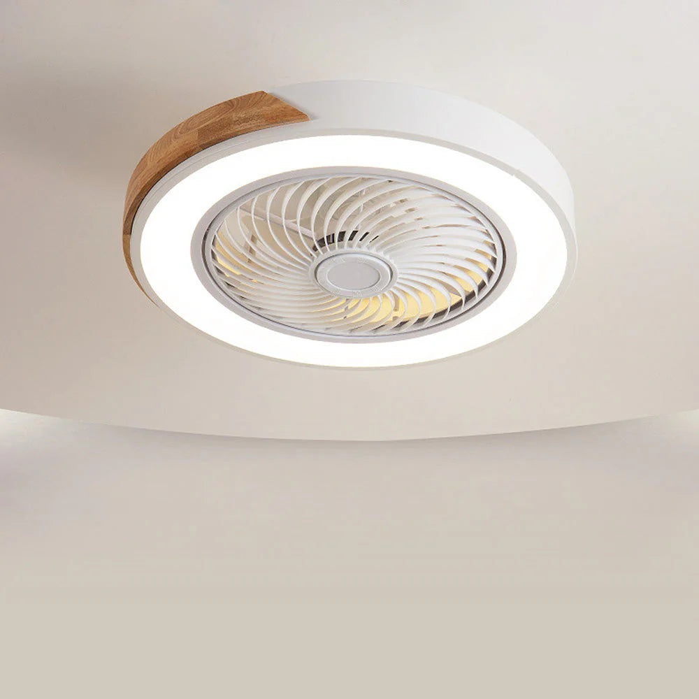 Wood Ceiling Fans with LED Lights - Lattea