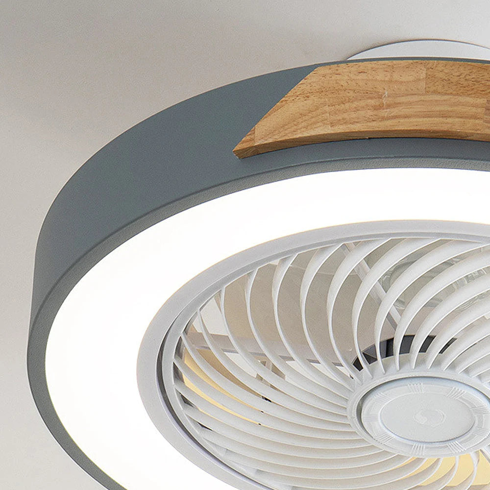 Wood Ceiling Fans with LED Lights - Lattea