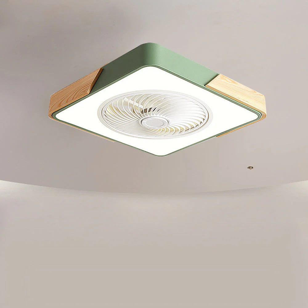 Wood Ceiling Fans with LED Lights - Lattea