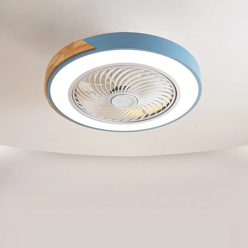 Wood Ceiling Fans with LED Lights - Lattea