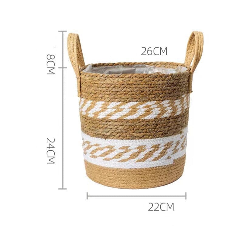 Woven Seagrass Storage Baskets