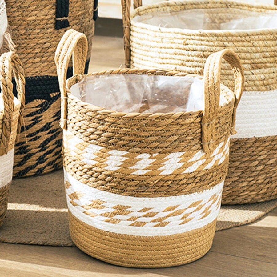 Woven Seagrass Storage Baskets