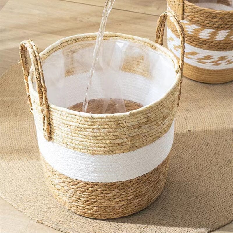 Woven Seagrass Storage Baskets