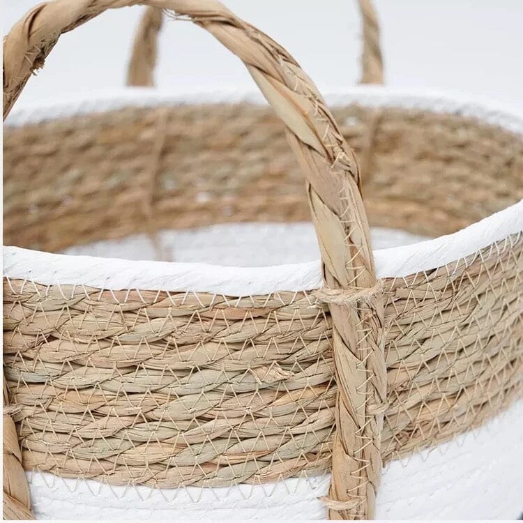 Woven Seagrass Storage Baskets