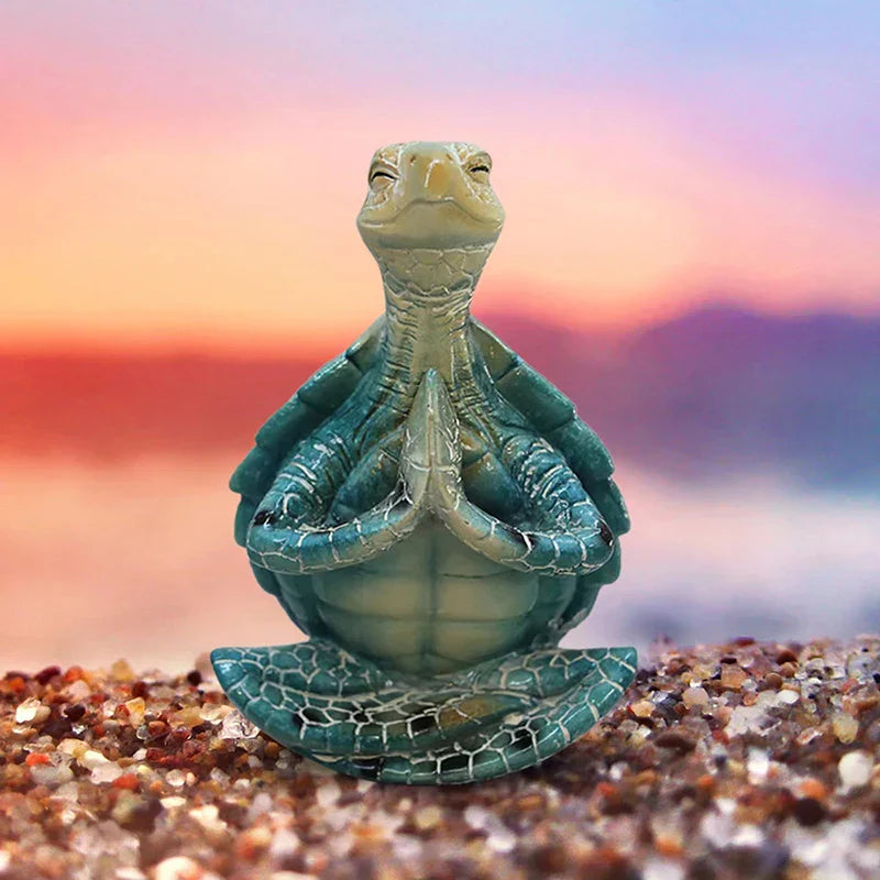 Yoga Sea Turtle Sculptures