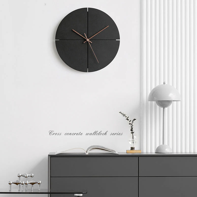 MinimalTime - Minimalist Black Wall Clock