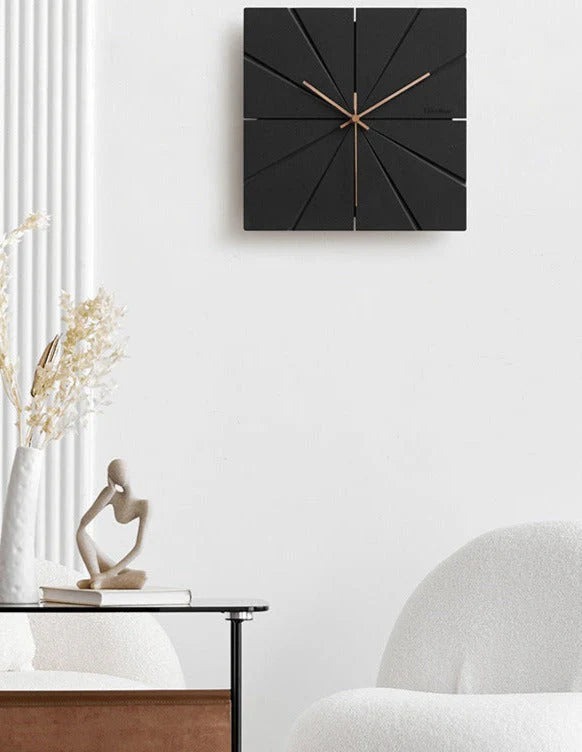 MinimalTime - Minimalist Black Wall Clock