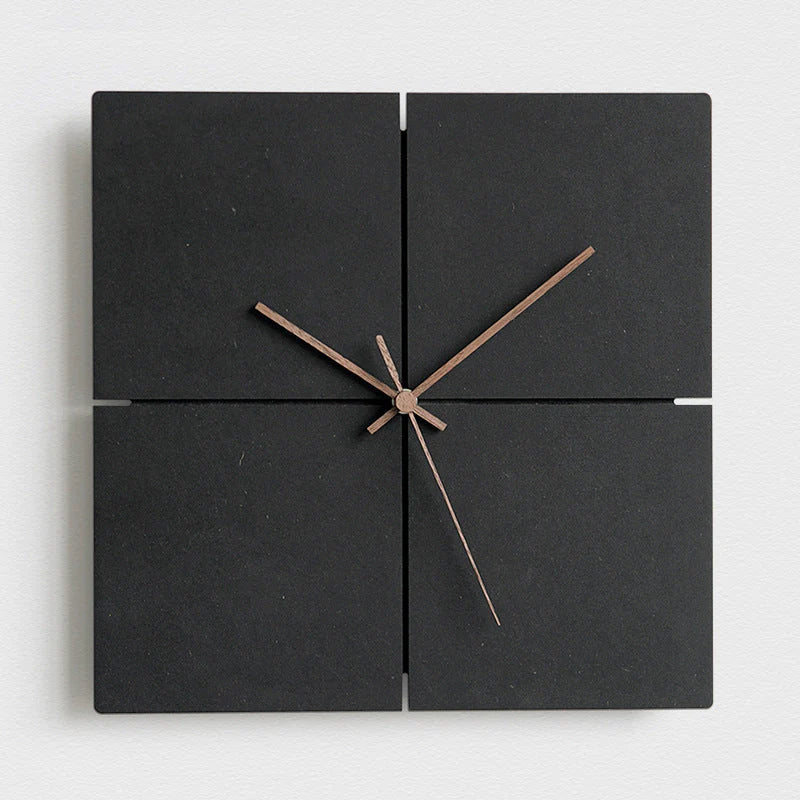 MinimalTime - Minimalist Black Wall Clock