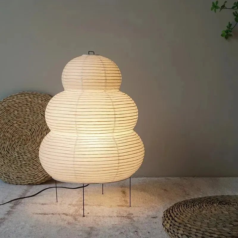 ZenGlow - Japanese Handmade Rice Paper Floor Lamp - Lattea Global